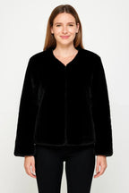 Faux Fur Trim Cape | Mixtshop LLC