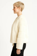 Faux Fur Trim Cape | Mixtshop LLC