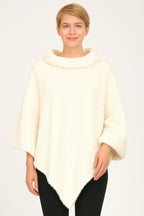 Textured Cowl Neck Poncho | Mixtshop LLC