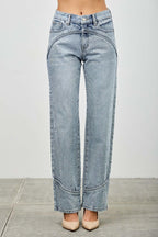 Mid Rise Straight With Piping | Mixtshop LLC