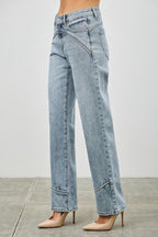 Mid Rise Straight With Piping | Mixtshop LLC