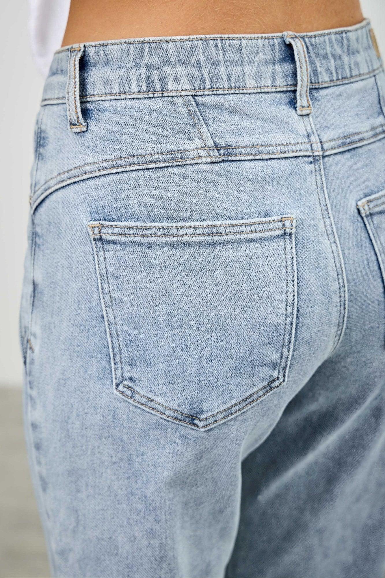 Mid Rise Straight With Piping | Mixtshop LLC