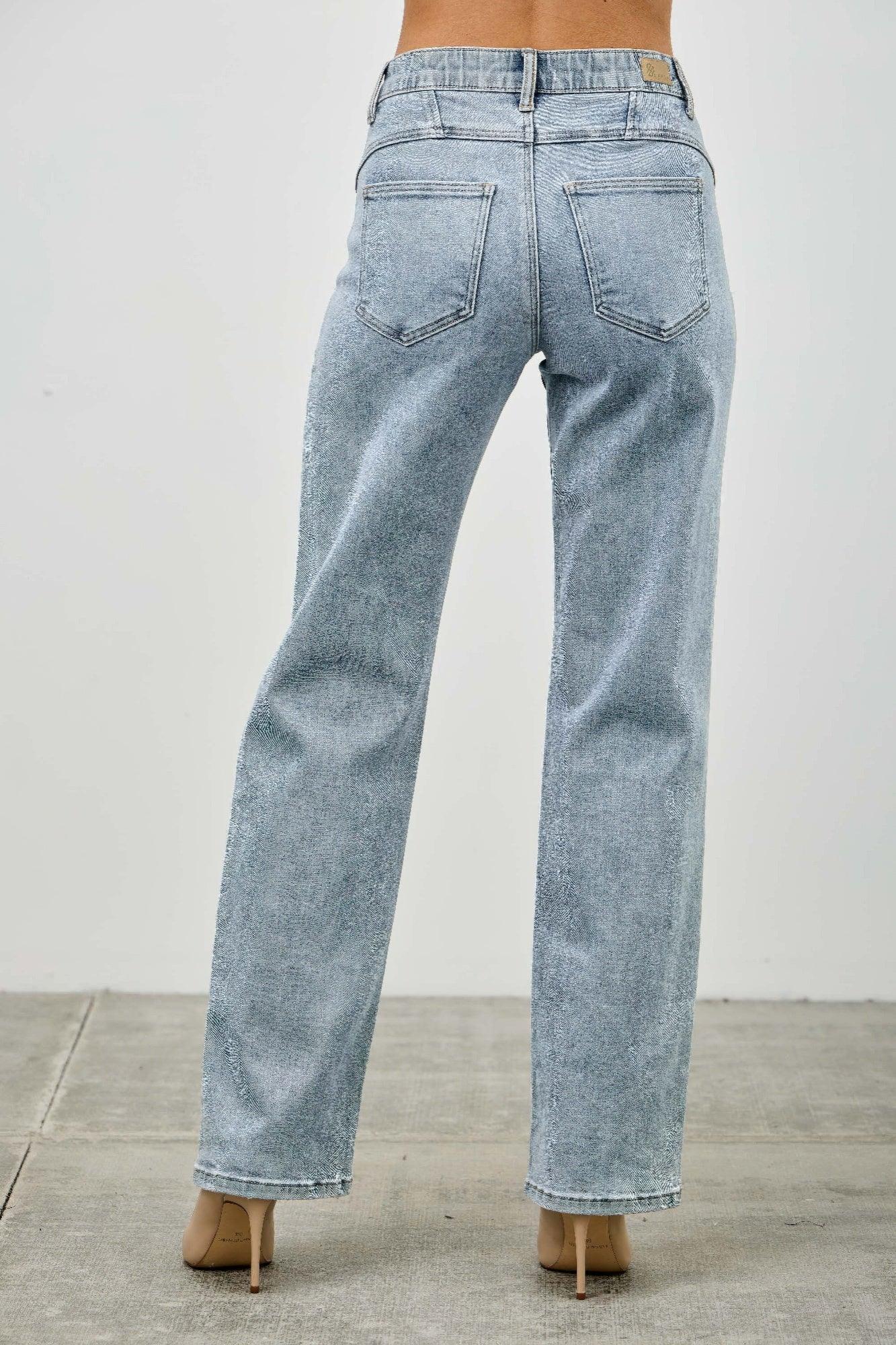Mid Rise Straight With Piping | Mixtshop LLC