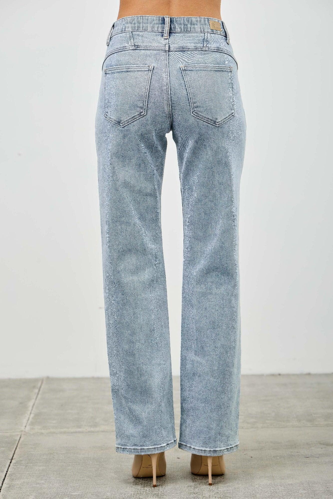 Mid Rise Straight With Piping | Mixtshop LLC