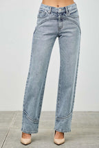 Mid Rise Straight With Piping | Mixtshop LLC