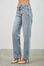 Mid Rise Straight With Piping | Mixtshop LLC