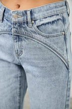Mid Rise Straight With Piping | Mixtshop LLC
