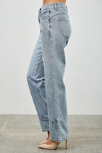 Mid Rise Straight With Piping | Mixtshop LLC