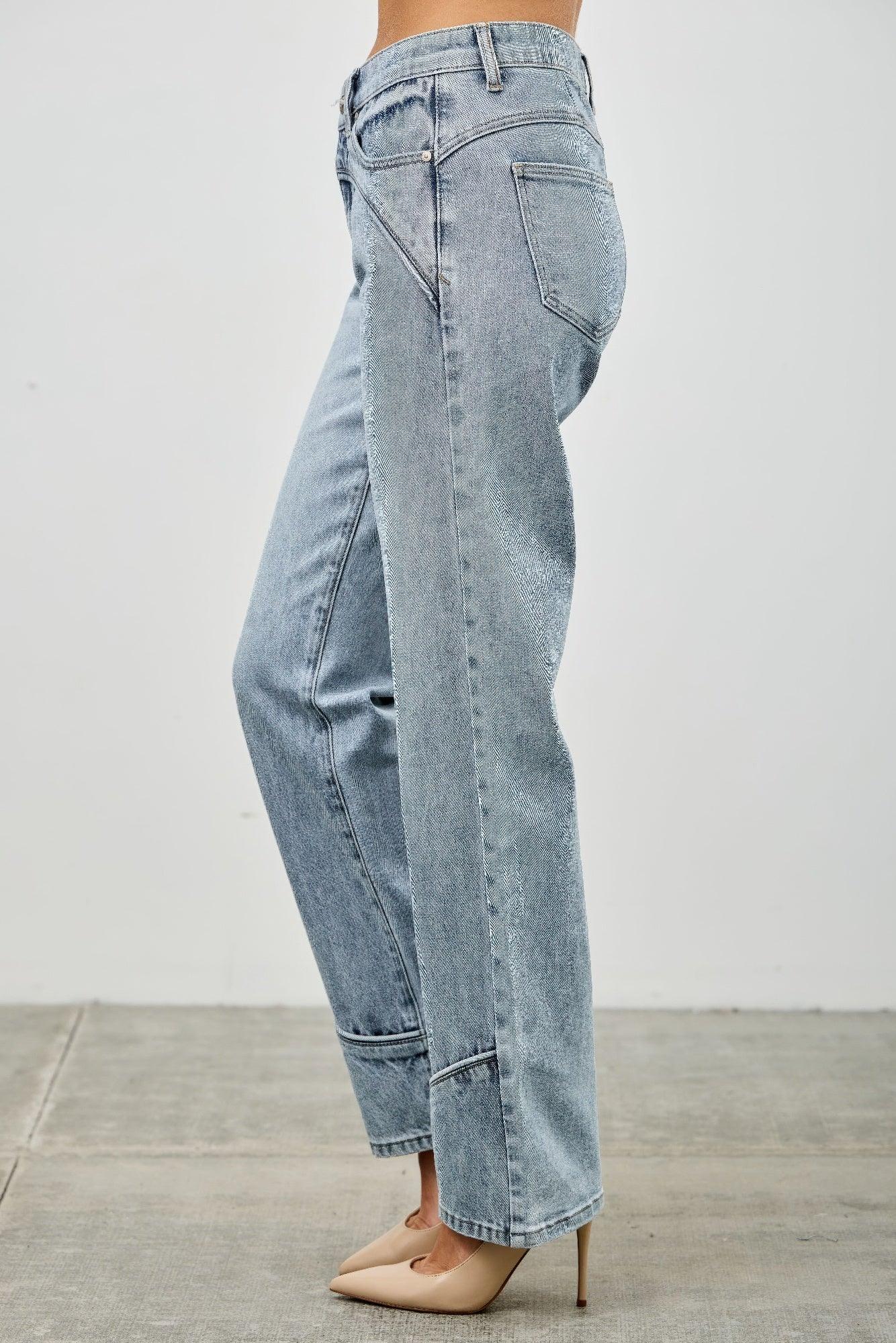 Mid Rise Straight With Piping | Mixtshop LLC