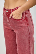 High Rise Slim Wide Straight | Mixtshop LLC
