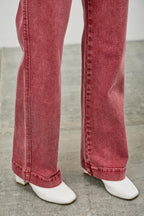 High Rise Slim Wide Straight | Mixtshop LLC