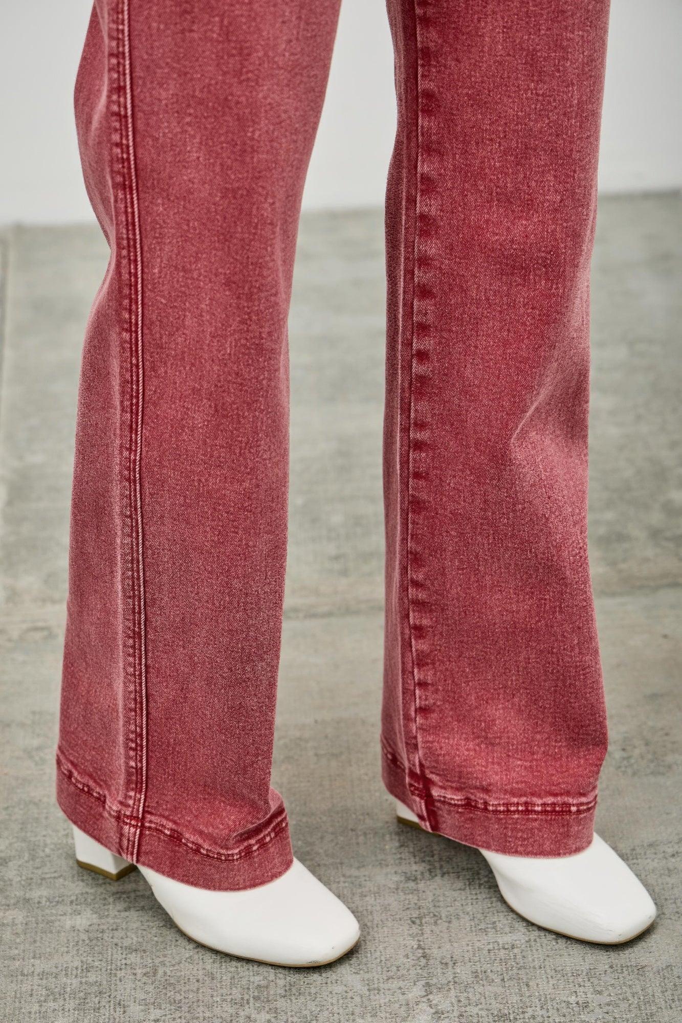 High Rise Slim Wide Straight | Mixtshop LLC