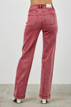 High Rise Slim Wide Straight | Mixtshop LLC