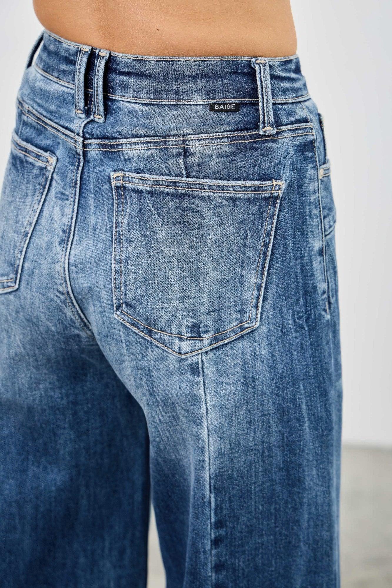 Mid Rise Wid Leg | Mixtshop LLC
