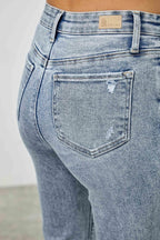 High Rise Kick Flare With Rhinestone | Mixtshop LLC