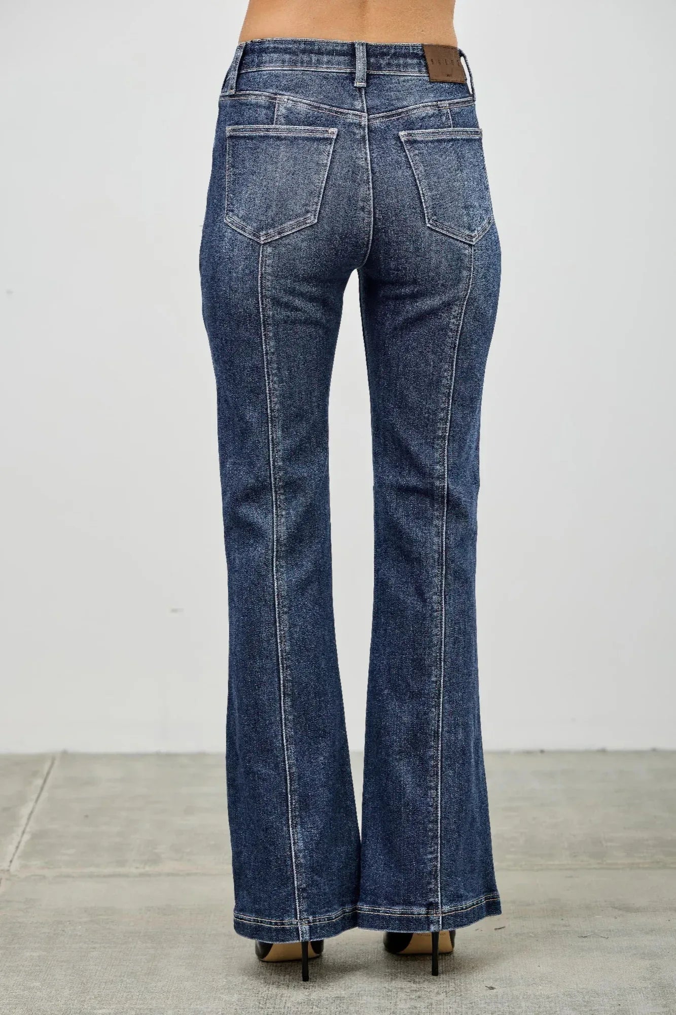 High Rise Boot Cut With Seam Detail | Mixtshop LLC