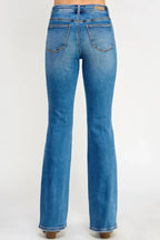 Tummy Control Mid Rise Skinny Bootcut | Mixtshop LLC