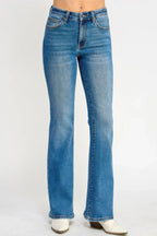 Tummy Control Mid Rise Skinny Bootcut | Mixtshop LLC