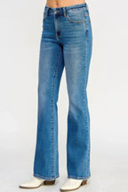 Tummy Control Mid Rise Skinny Bootcut | Mixtshop LLC