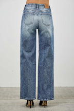 Mid Rise Straight With Pintuck | Mixtshop LLC