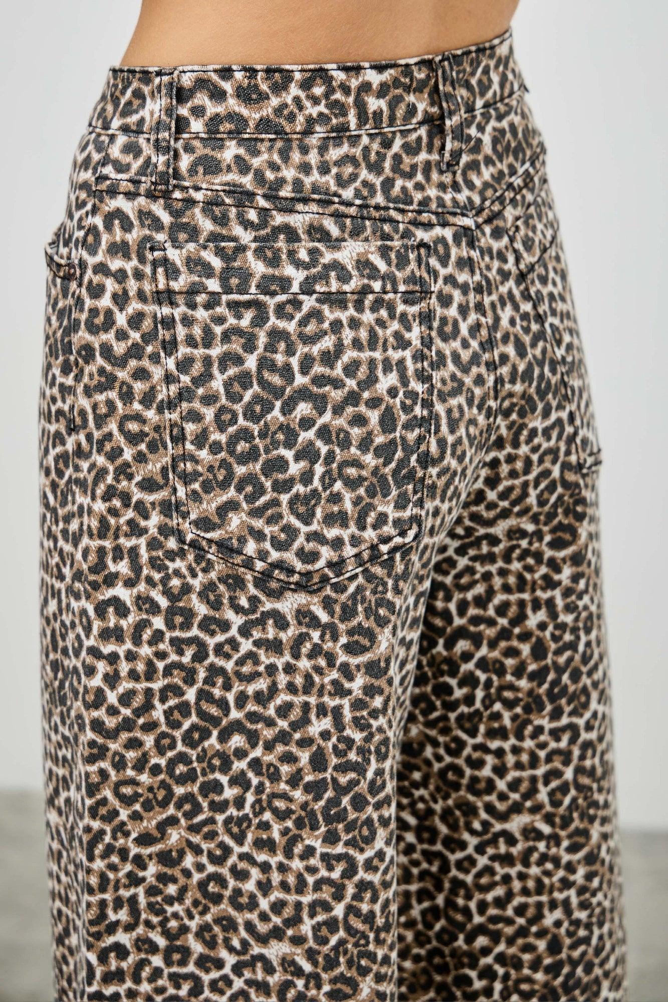 Leopard Super High Rise Wide Leg With Stretch | Mixtshop LLC