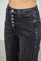 High Rise Slim Fit With Button Fly | Mixtshop LLC