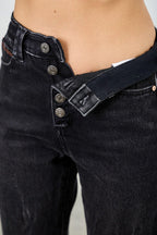 High Rise Slim Fit With Button Fly | Mixtshop LLC