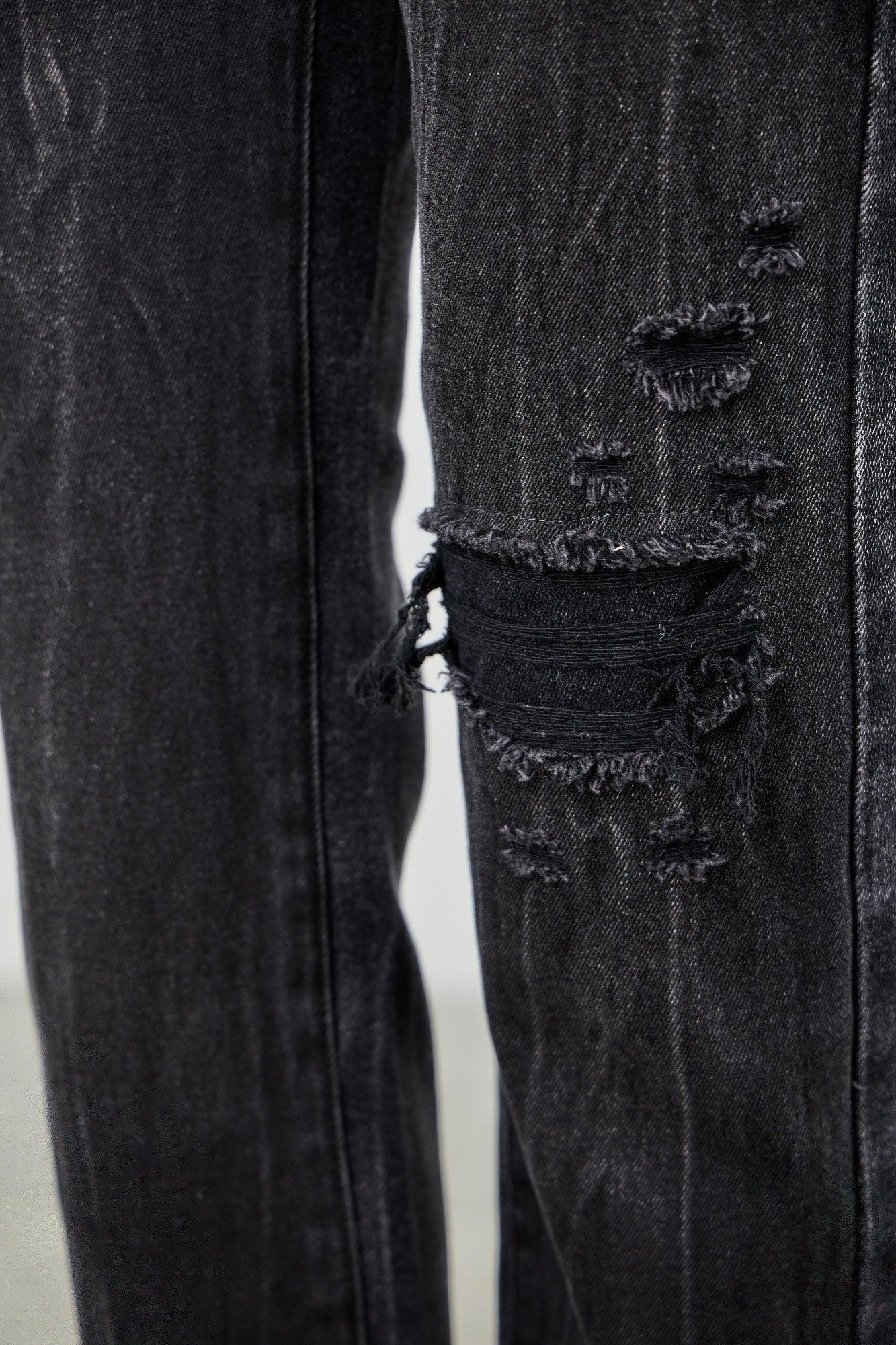 High Rise Slim Fit With Button Fly | Mixtshop LLC