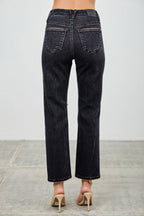 High Rise Slim Fit With Button Fly | Mixtshop LLC