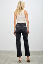 High Rise Slim Fit With Button Fly | Mixtshop LLC