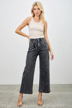 High Rise Wide Crop | Mixtshop LLC