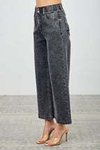 High Rise Wide Crop | Mixtshop LLC