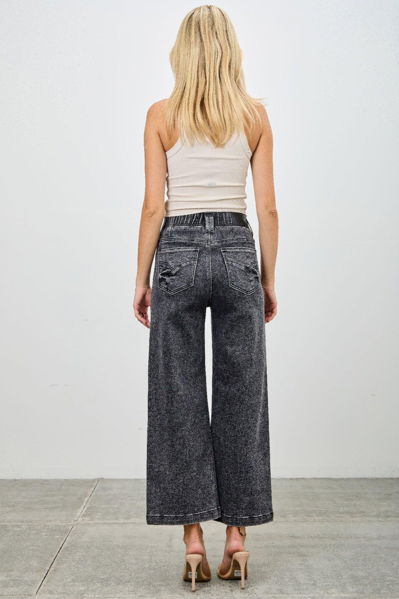 High Rise Wide Crop | Mixtshop LLC