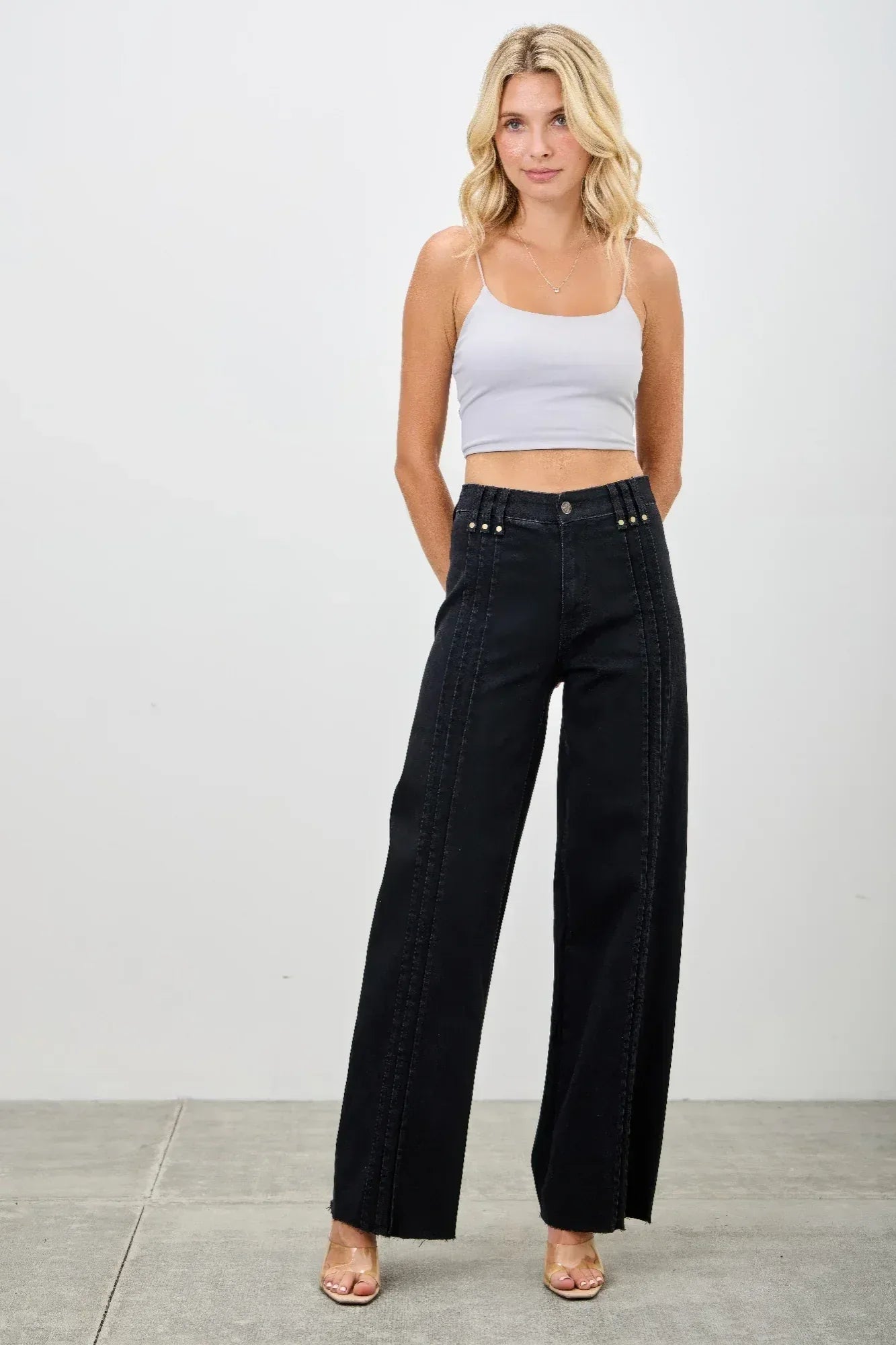 High Rise Straight With Front Lines | Mixtshop LLC