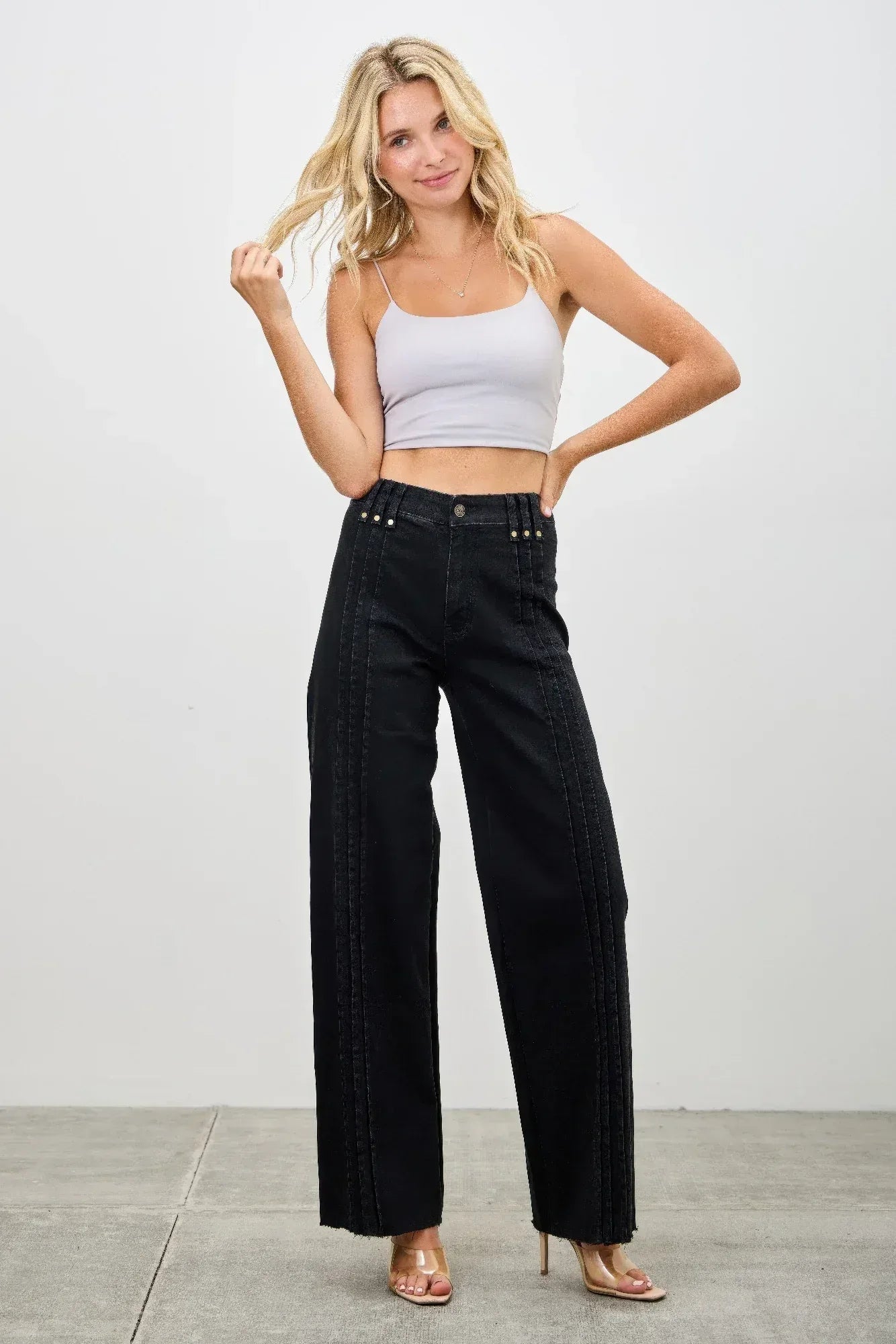 High Rise Straight With Front Lines | Mixtshop LLC