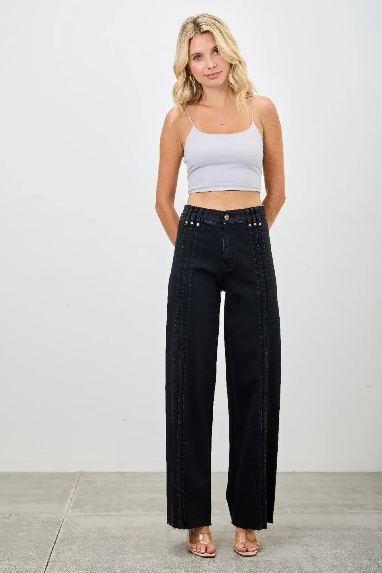 High Rise Straight With Front Lines | Mixtshop LLC