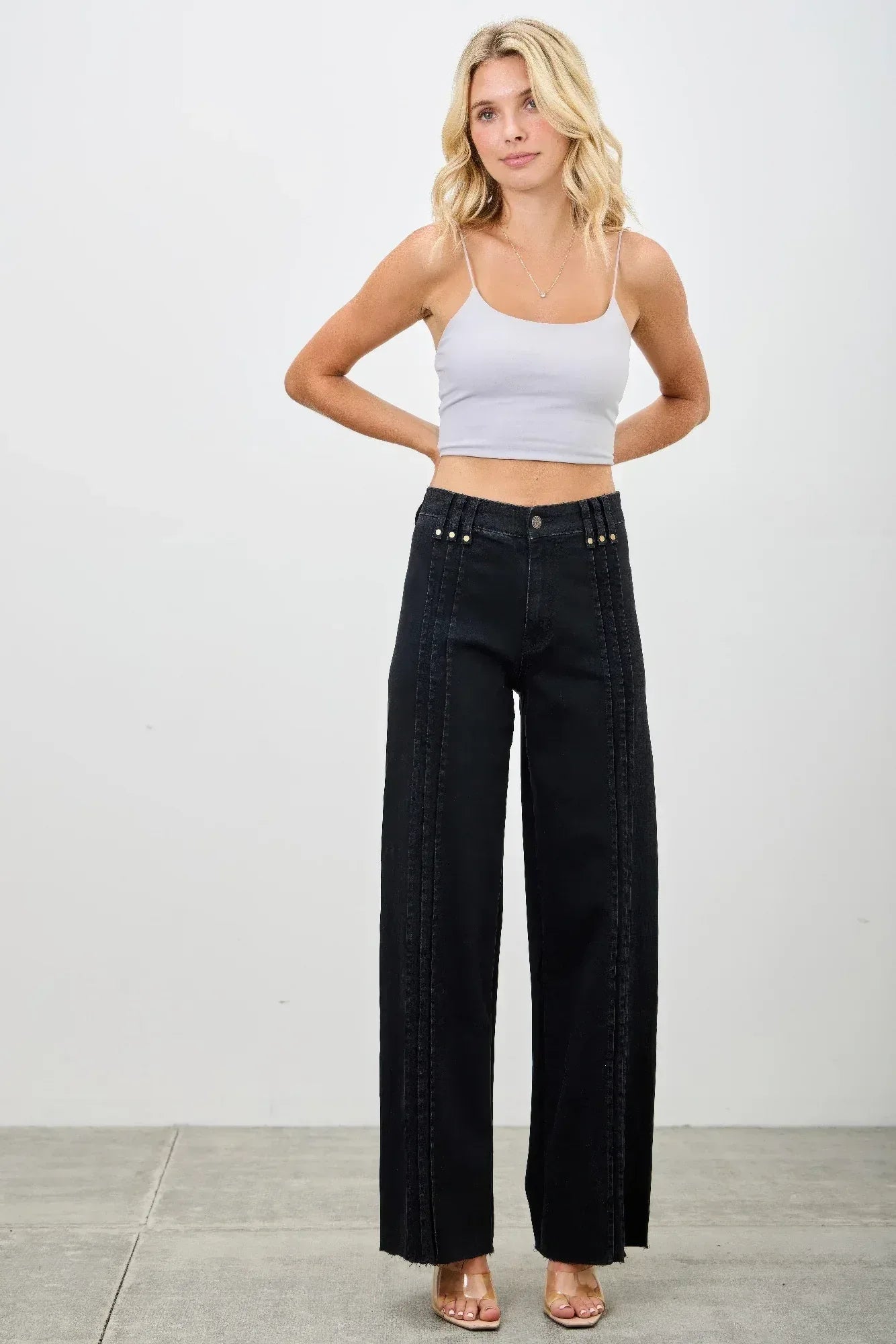 High Rise Straight With Front Lines | Mixtshop LLC