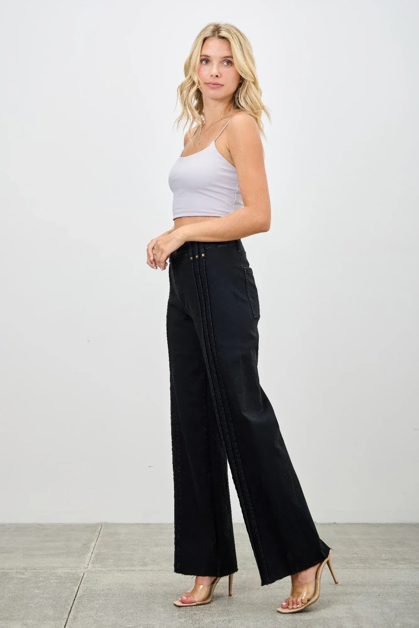 High Rise Straight With Front Lines | Mixtshop LLC