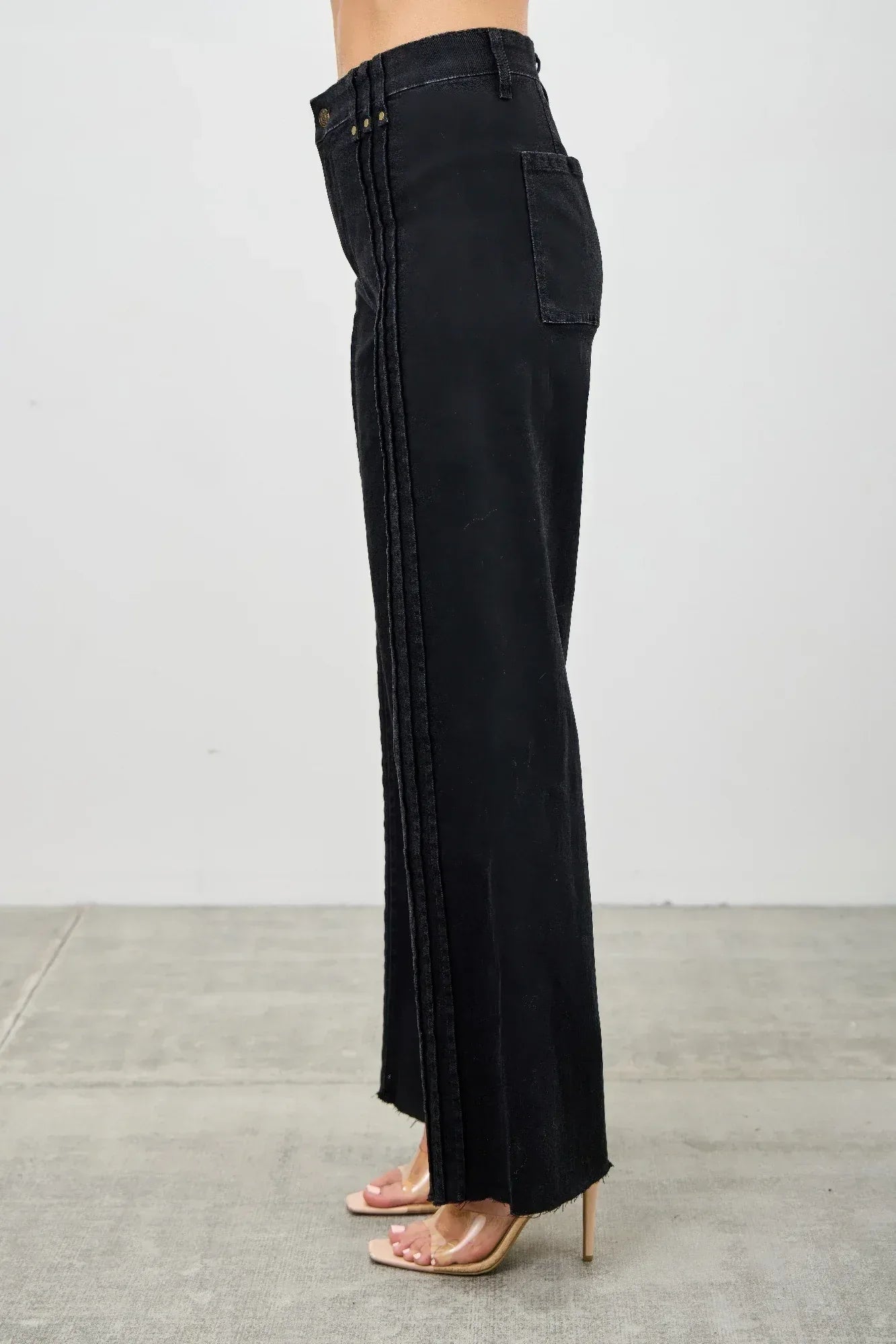 High Rise Straight With Front Lines | Mixtshop LLC