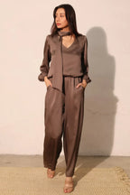 Hammered Satin Pocket Pants | Mixtshop LLC