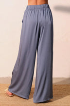 Washed Poly Silk Pocket Pants | Mixtshop LLC