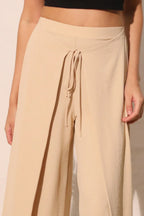 Matte Crepe Overlap Pants | Mixtshop LLC