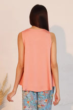 Washed Poly Silk Front Tucked Top | Mixtshop LLC