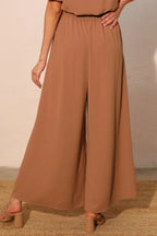 Matte Crepe Wide Leg Swing Pants | Mixtshop LLC