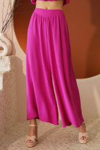 Matte Crepe Wide Leg Swing Pants | Mixtshop LLC