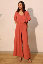 Matte Crepe Wide Leg Swing Pants | Mixtshop LLC