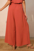 Matte Crepe Wide Leg Swing Pants | Mixtshop LLC