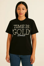 Time Is Gold In Pearls Top | Mixtshop LLC