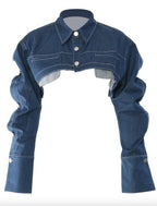 Button Down Denim Bolero | Mixtshop LLC