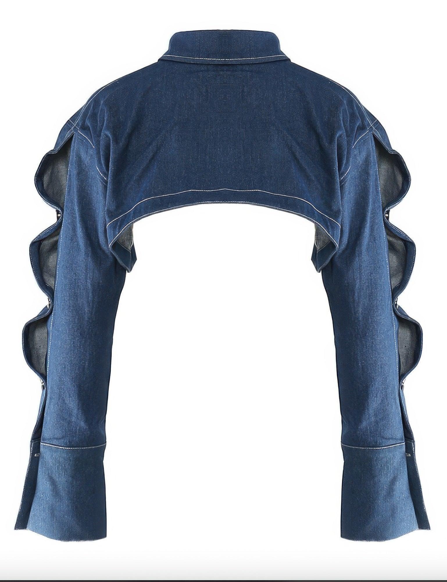 Button Down Denim Bolero | Mixtshop LLC